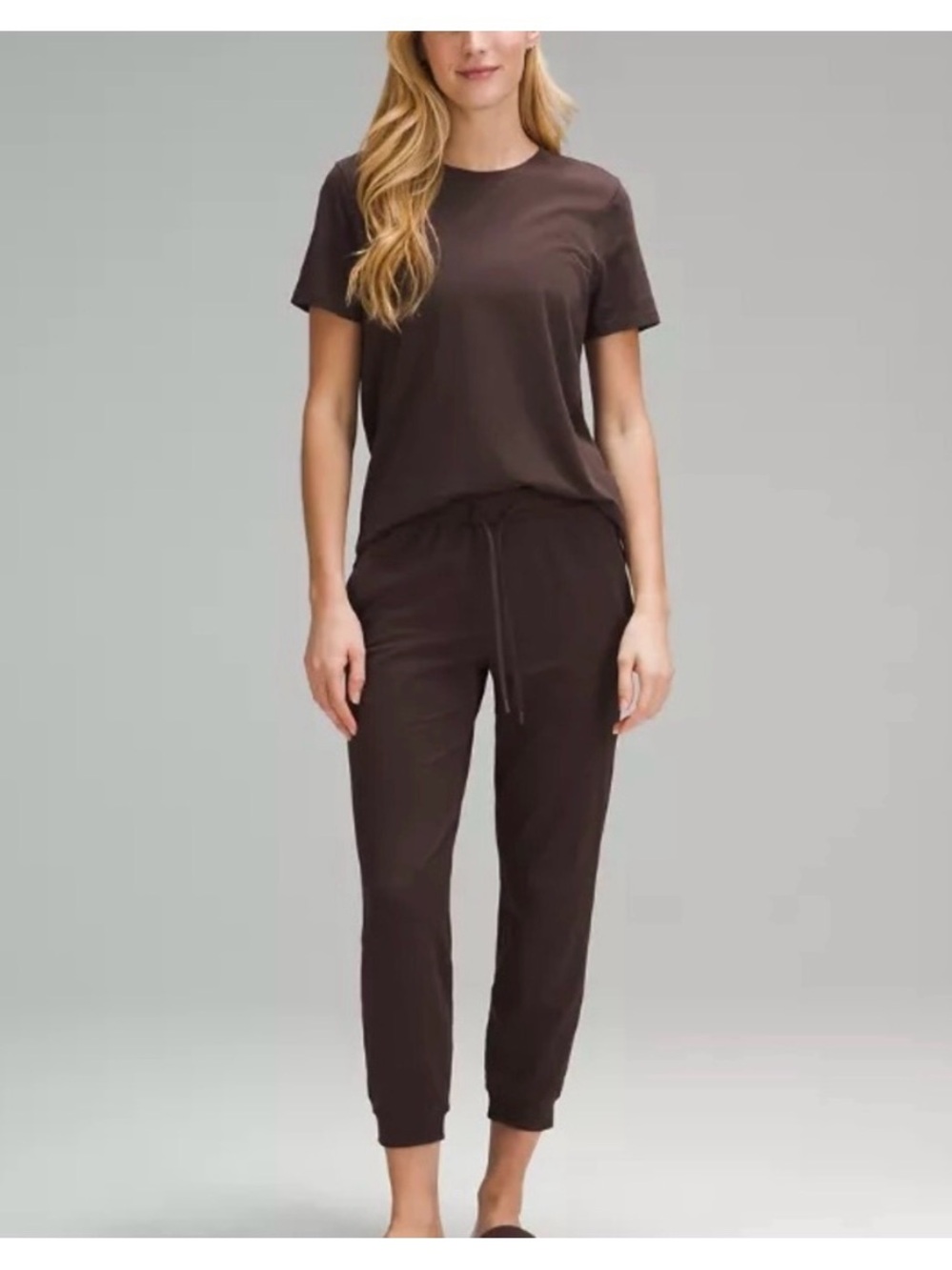 Lululemon Soft Jersey Classic-Fit Mid-Rise Jogger 2 25” Espresso